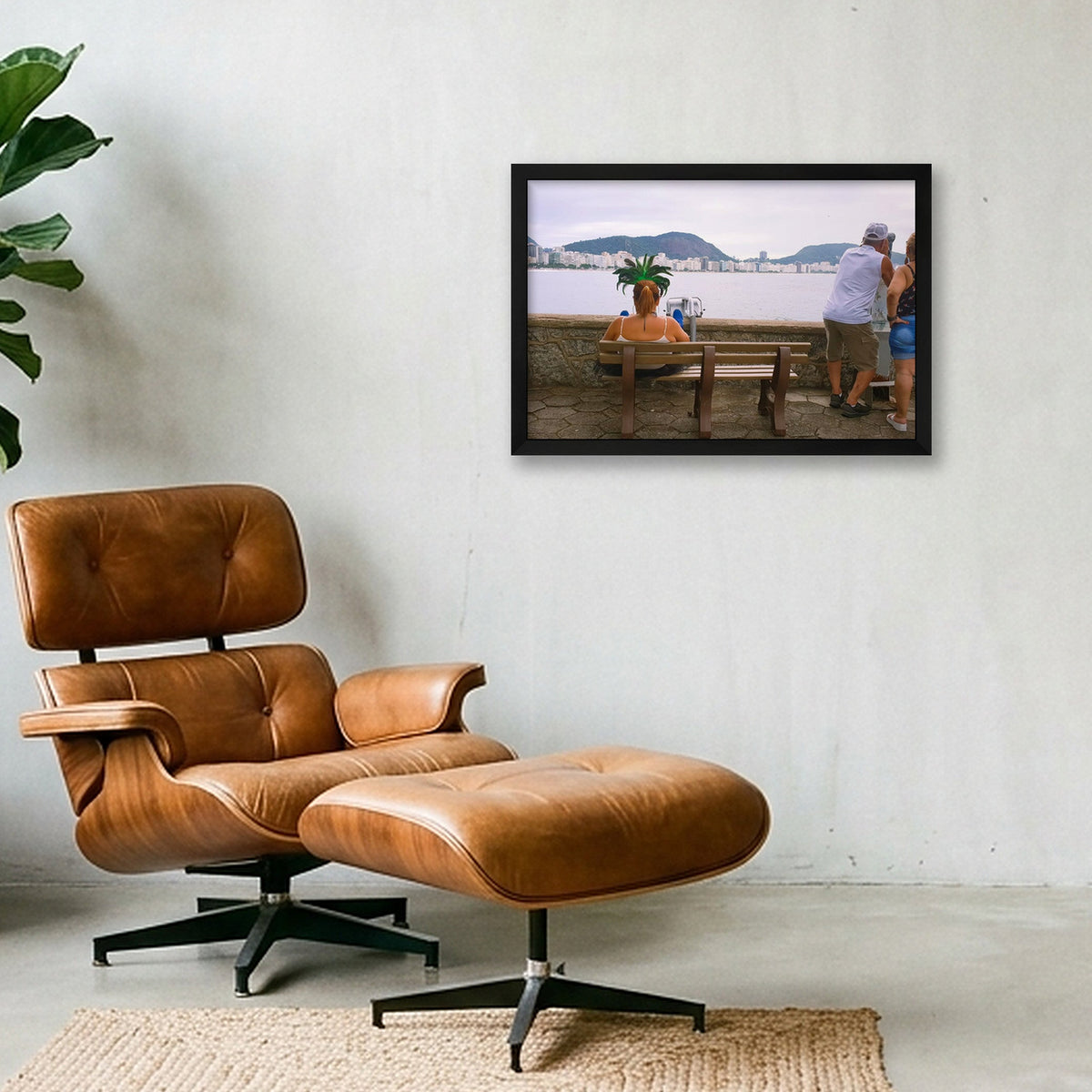 Headress Rio  — 45×30cm, 18×12" Black Frame