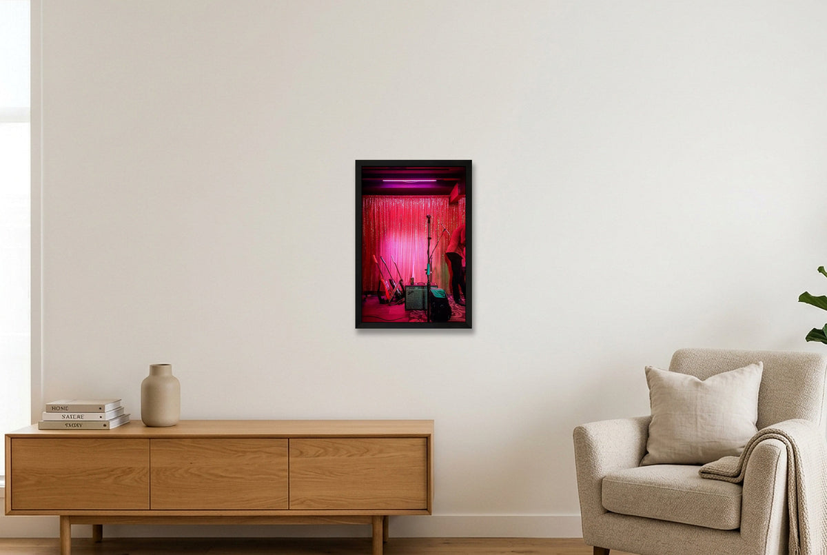 Neon Nights — 30×45cm, 12×18" Black Frame