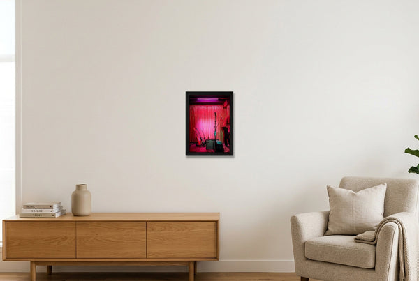 Neon Nights — A4 (21×30cm, 8×12") Black Frame