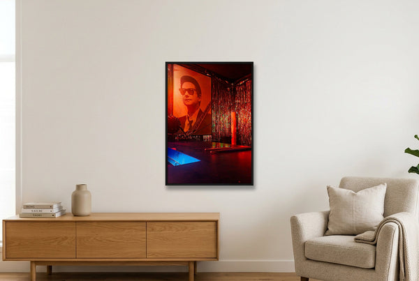 Roy Orbison — 70×100cm, 28×39" Black Frame