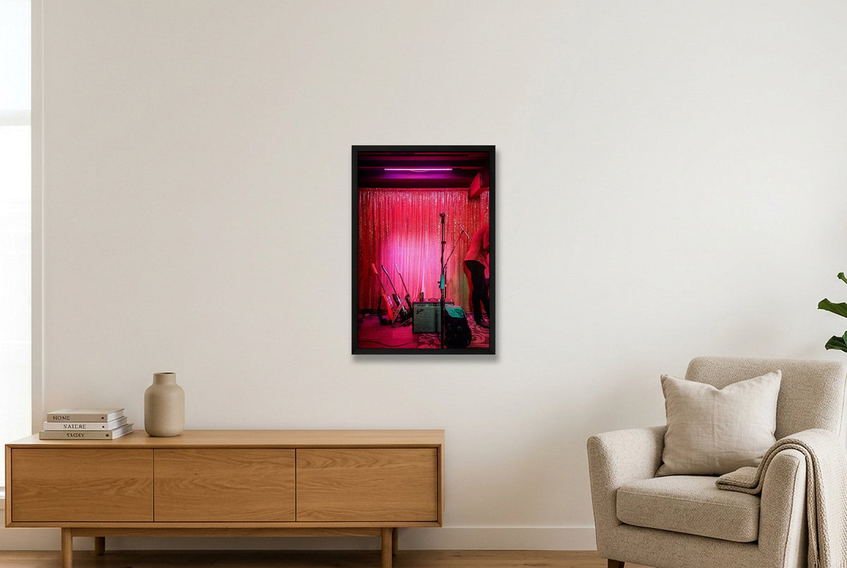 Neon Nights — 40×60cm, 16×24" Black Frame