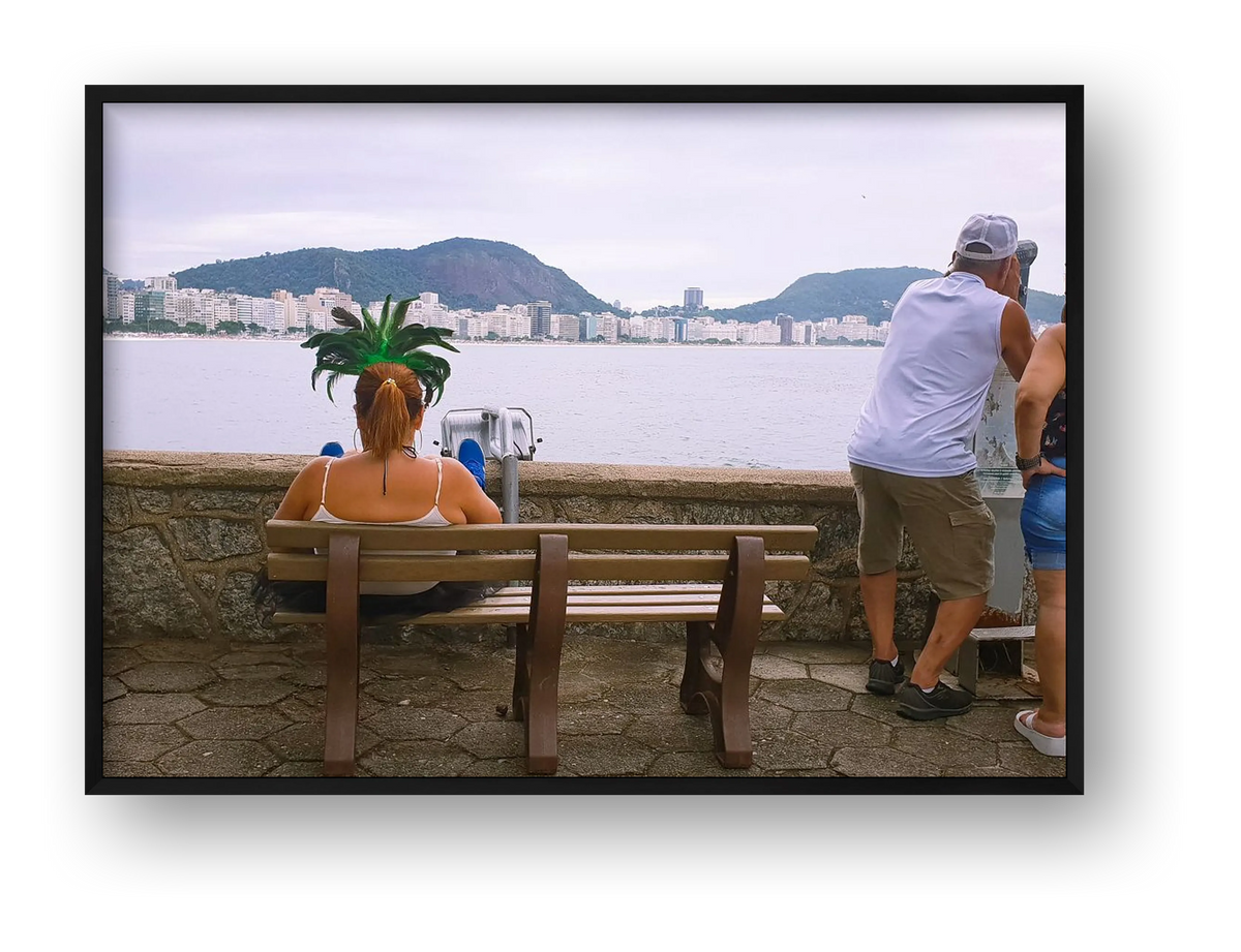 Headress Rio  — framed